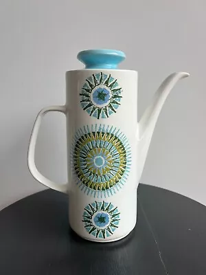 Buy Vintage 1960's Alfred Meakin Aztec Coffee Pot - Retro Mid Century Modern MCM • 9.99£