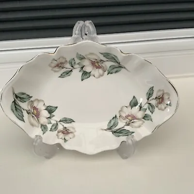 Buy Crown Fine Bone China Small Oval Fluted Dish With Flowers. 6.3/4” X 4.1/4” • 5£