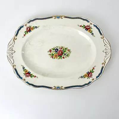 Buy Alfred Meakin Platter Plate Floral Beauly Portree Large 14 X 10  Afternoon Tea  • 29.99£