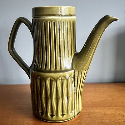 Buy Vintage Sadler Pottery Green Coffee Pot Teapot  • 20£