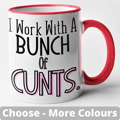Buy I Work With A Bunch Of C*nts Mug Funny Novelty Office Gift Joke Present Banter  • 8.99£