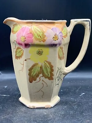 Buy Antique Victorian Arthur Wood Old Pained Jug • 6.99£