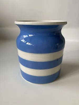 Buy Medium Vintage Cornishware Blue And White Jar • 20£