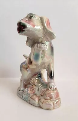 Buy VINTAGE Porcelain/China Dog/ 5.9  Tall, Colored • 14.40£