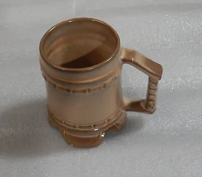 Buy Vintage Frankoma Pottery Mayan Aztec Footed Mug Desert Gold Chipped • 14.21£