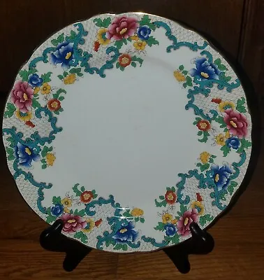Buy Vtg Royal Cauldon  Victoria  Pattern Porcelain Luncheon Plate Made In England • 7.59£