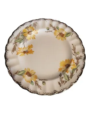 Buy Vintage Limoges China 6  Replacement Gold  Daisy Bread Plate Made In USA  B-48 • 12.38£