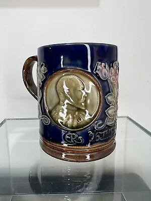 Buy 1902 Royal Doulton Lambeth King Edward VII Coronation Mug • 50£
