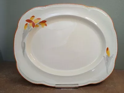 Buy Vintage, Woods Ivory Ware, Art Deco Hand Painted 35.5cm Serving Plate / Platter  • 8.95£