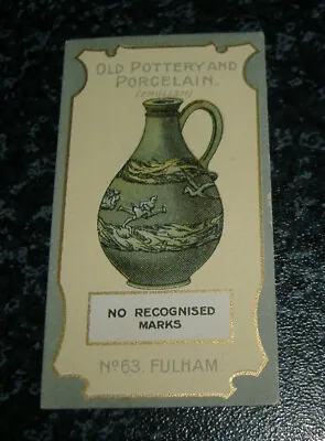 Buy R.J. Lea - Old Pottery & Porcelain 2nd Series (Recorder) No63 - Fulham • 3£