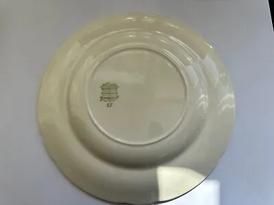 Buy Washington Pottery Hanley Soup Plate #57 Victorian Antique 22kt Gold Leaf B1 • 35£