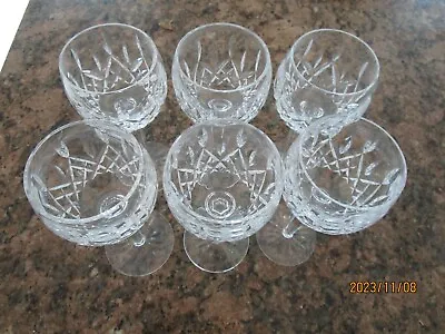 Buy Waterford Crystal Hock Glasses; Set Of 6 In Very Good Condition • 80£
