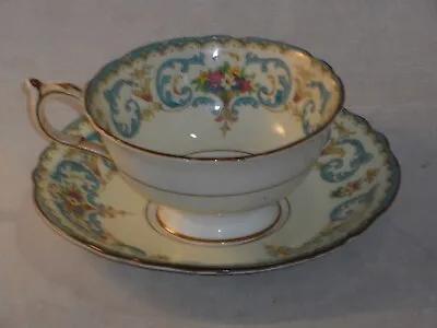 Buy Vintage Paragon Queen Elizabeth Colour Warrant Queen Anne Pattern Cup & Saucer • 11.99£