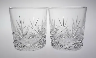 Buy M12-7. Pair Of Royal Doulton Crystal Monique 3 1/2  Tumblers  Signed  • 20£