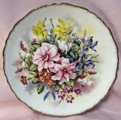 Buy Royal Kent Bone China Flowers Of The Season Spring Collector Plate • 9.95£
