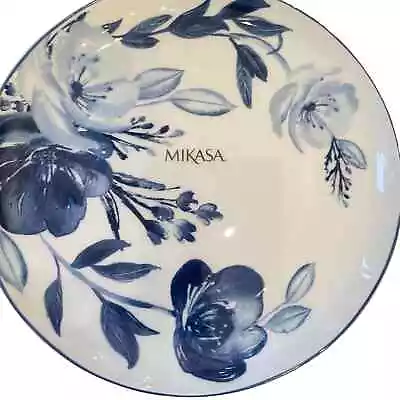 Buy MIKASA Darcy Blue & White Floral Bone China 9  Salad Plates Set Of Four New • 56.66£