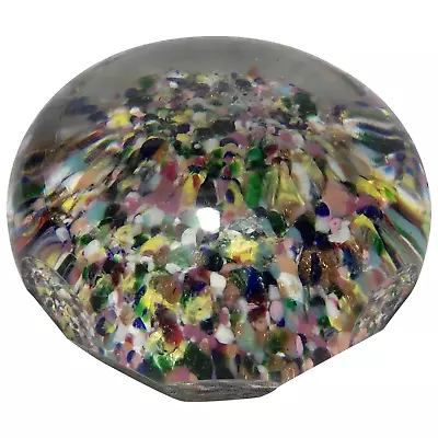 Buy Large French Glass Rare Antique Circa 1850 Pebble Inclusions Paperweight  • 1,495£