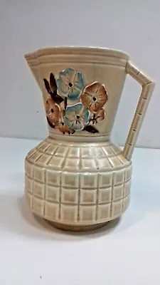 Buy Vintage PPC Portland Pottery Cobridge Art Deco Jug  Flower Design 19cm Tall • 15£