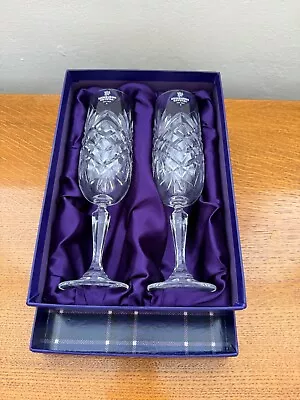 Buy Edinburgh Crystal Champagne Flutes • 20.04£