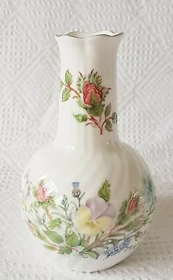 Buy AYNSLEY ~ Wild Tudor ~ Bud Vase ~ Fine Bone China ~ Wild Flowers ~ 13cm Tall • 7.99£