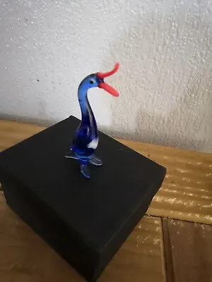 Buy COLOURED GLASS Goose ORNAMENT BOXED • 8£