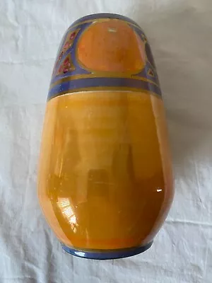 Buy A.E. Gray, Susie Cooper, Vintage Orange Lusterware Vase. Gloria Range, 1920s • 50£