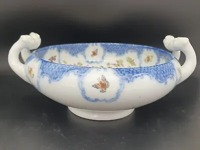Buy Sevres Style China Two Handled Bowl With Oriental Birds Design • 15£