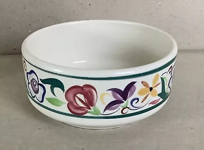 Buy Vintage Poole Pottery Bowl - Floral Design - Hand Painted • 4.50£