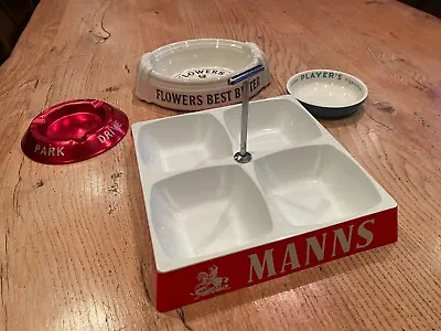 Buy Manns Bitter Nut Tray Rare Players Ash Trays Carlton Ware Man Cave • 21.12£