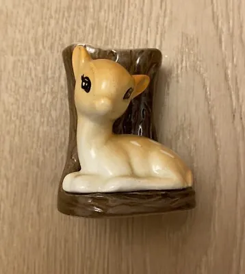 Buy Hornsea Pottery Fauna Royal Collection Fawn Deer Miniature Posy Vase - VGC • 6£