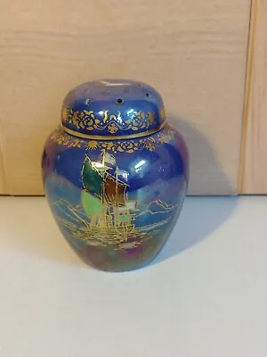 Buy Fielding’s Crown Devon Lustre Galleon Pot Pourri Potpourri Holder Art Deco • 50£