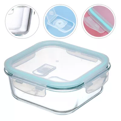 Buy  Fruit Bowl With Lid Microwave Containers Glass Lunch Box Portable • 18.98£