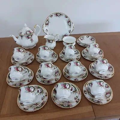 Buy Royal Albert Celebration 39 Piece Tea Set ** Int'l Buyers Please Contact Me ** • 395£