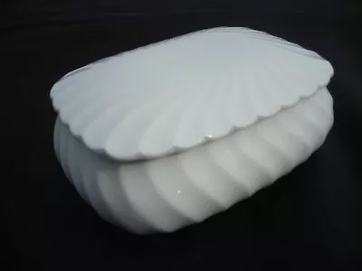 Buy Wedgwood Modern White Bone China Trinket Box Lidded Great Condition • 10£