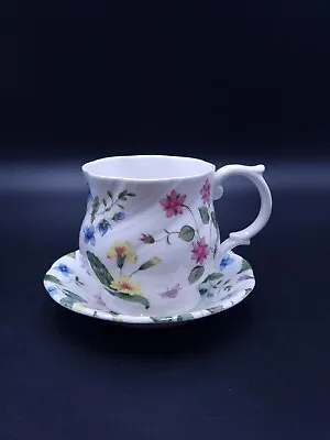 Buy Queen's China 'Country Meadow' Coffee Mug And Saucer • 14.90£