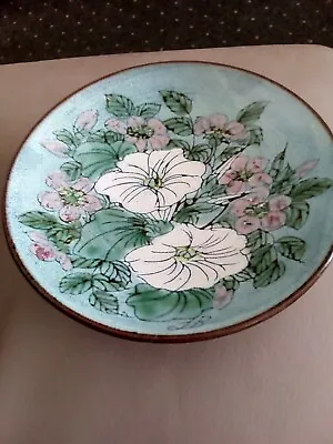 Buy Vintage Chelsea Art Pottery Flower Decorated  Dish  • 8£