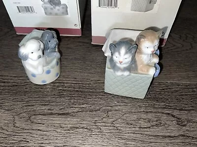 Buy Vintage Lladro Nao Cats / Dogs In Basket Purr-fect Gift Poodles And Dots Figures • 19.95£
