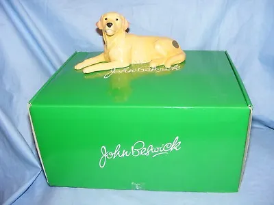 Buy John Beswick Golden Retriever Dog Lying New Boxed First Quality JBD54 • 24.75£