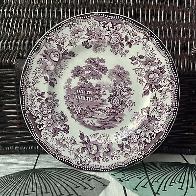 Buy Royal Staffordshire Tonquin Clarice Cliff England Plum Purple 8.75  Side Plate • 7.95£