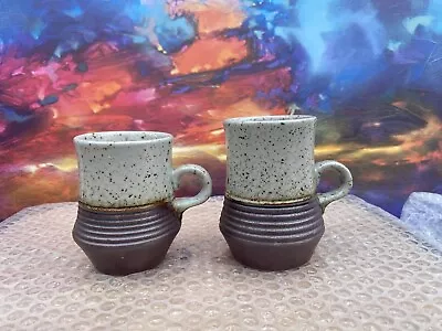 Buy Vintage Purbeck Pottery 'Portland'  Coffee Cup X2 • 9.99£
