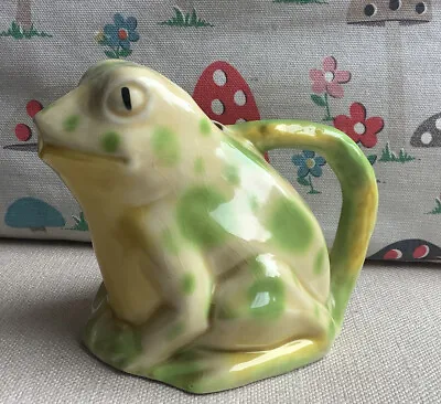 Buy Excellent Vintage Tony Wood Studio Pottery Staffordshire Frog Creamer Jug • 20£