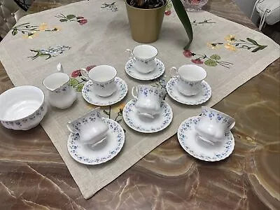 Buy Royal Albert Memory Lane Tea Set For 6 People • 19.90£