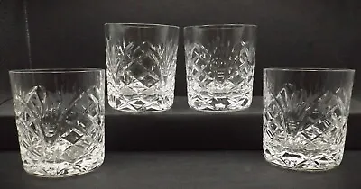 Buy Set Of 4 - Royal Brierley Crystal - Old Fashioned Tumblers - 3 1/2  • 45£