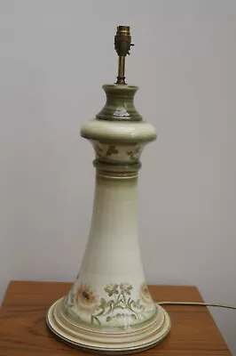 Buy Rare Vintage Large 60cm Jersey Pottery Table Lamp: Hand Thrown & Painted • 85£