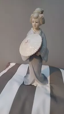 Buy Japanese Geisha Lady Figurine China Ornament From Marks And Spencer 25cm Tall • 4£