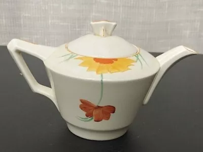 Buy Vintage Teapot Floral Pattern Teapot With Lid Crown Ducal Made In England • 4.99£