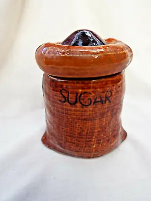 Buy SZEILER Vintage Sugar Pot Hessian Sack Style • 4.99£