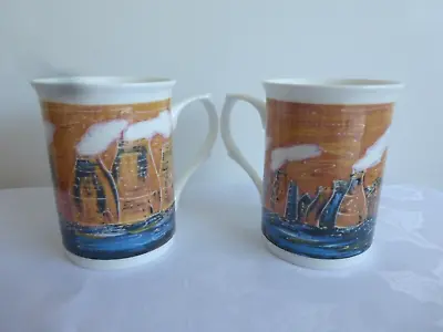 Buy An Original Pair Of Anita Harris 'Potteries Past' Mugs. Great Gift Or Present • 24£