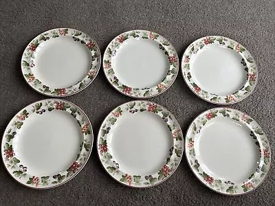 Buy Set Of 6 Wedgwood Queen’s Ware Provence Dinner Plates • 29.99£