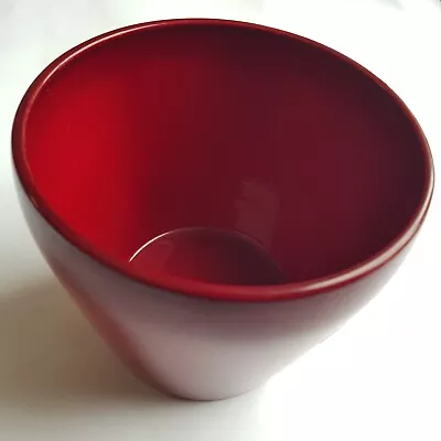 Buy Scheurich Pottery Planter Pot Vase Red Glazed Indoor Plant 13cm West Germany VTG • 11.75£
